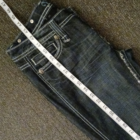 🖤Miss Me🖤 - Cross Distressed Bootcut Jean - Picture 12 of 16